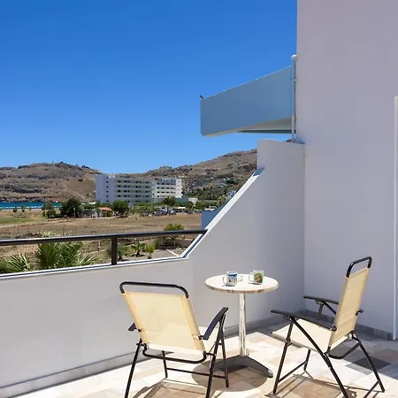 Vlycha Beach Apartments Líndos Exterior foto